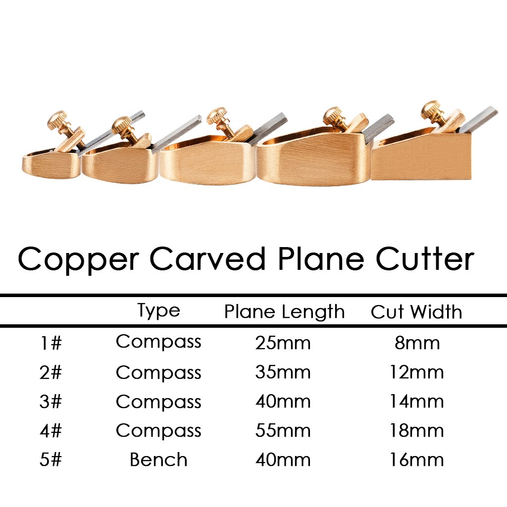 Coupe-plan de violon , 5 pièces, outil de travail du bois, coupe-plan, outil de Luthier en laiton pour violon et arrière supérieur de violon