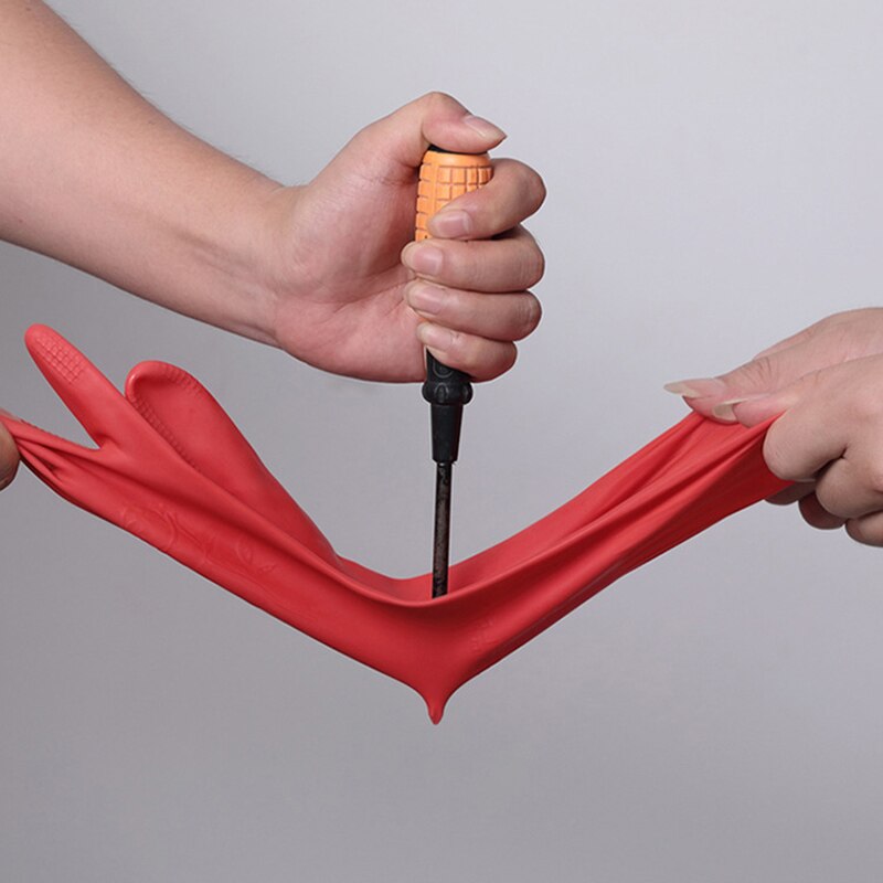 Wasserdicht Haushalts Handschuhe dauerhaft Geschirr Arbeit Handschuhe Reinigung Langen Gummi Verdickt Handschuh Hausarbeit Küche Reinigung Werkzeug