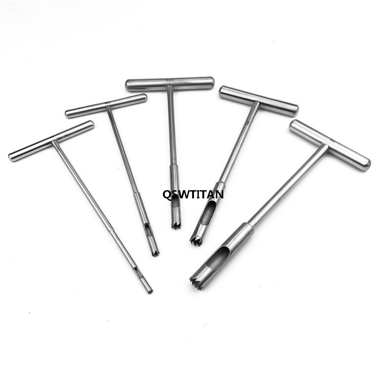 Bone Screw Extractor T-Handle Orthopedics T-Handle Hollow Mill For Removal Orthopedics Instrument