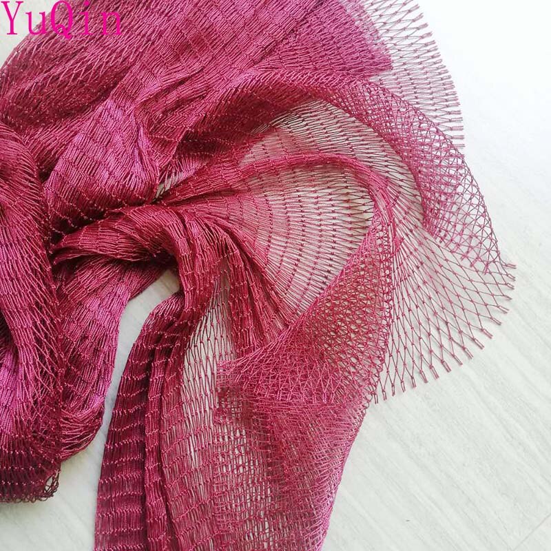 Red Semi-finished fish net trawl net Accessories Barrage net tool Breeding network Home and icrop solation network fishing gear
