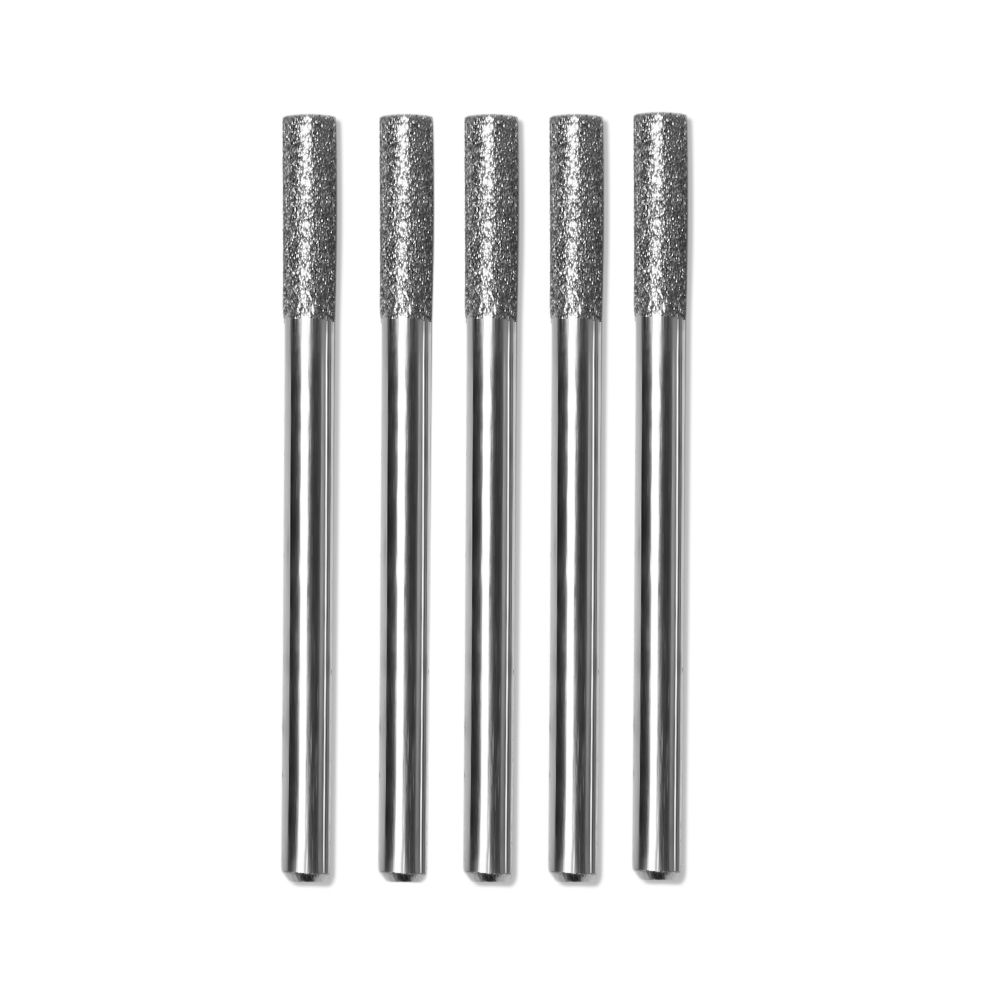 5pcs 3/4/5mm Burr Stone Fits 1453 Craftsman Micro-carving Needle Diamond Chainsaw Sharpener Abrasive Tools Chainsaws Sharpening