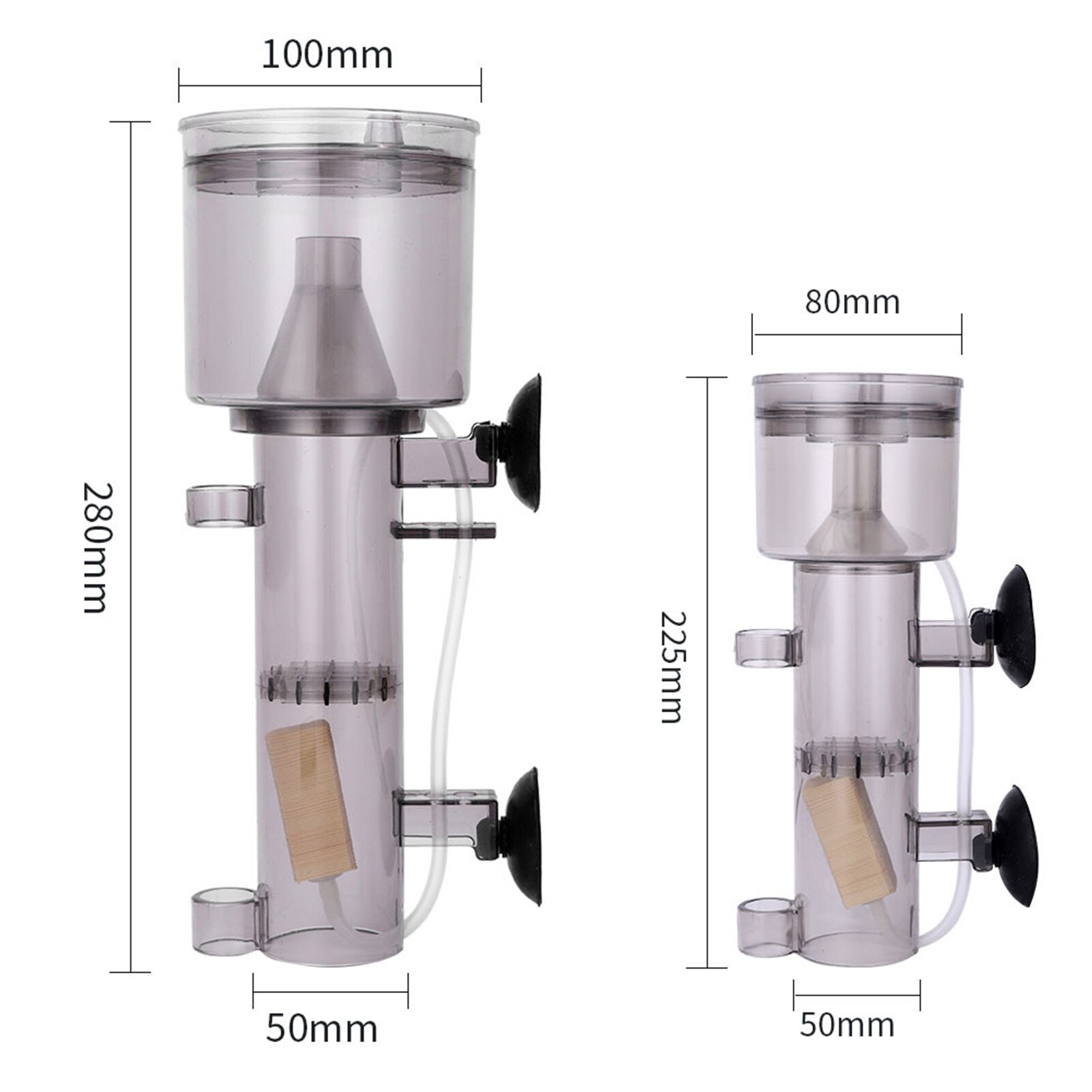 Separador de proteínas para acuario, filtro de oxígeno neumático para tanque de peces, Skimmer de agua de mar