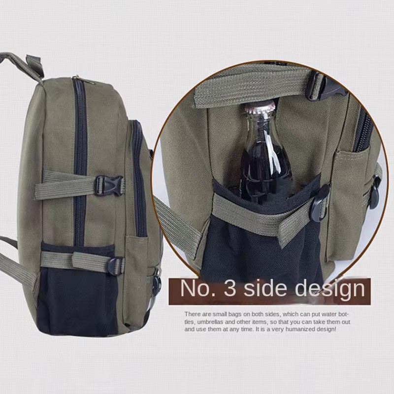 Sac à dos de voyage sac d'alpinisme pour adolescent unisexe grande capacité toile étudiant cartable de enfants sacs à dos