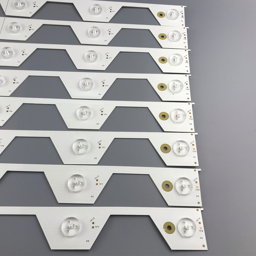 8pcs LED Backlight 6 lamp For TCL L50E5800A U50S6806S LVU500NDEL SW-4C-LB5006-YH2 4C-LB5006-HR2 LB5005 TMT_50E5800_8X6_3030C