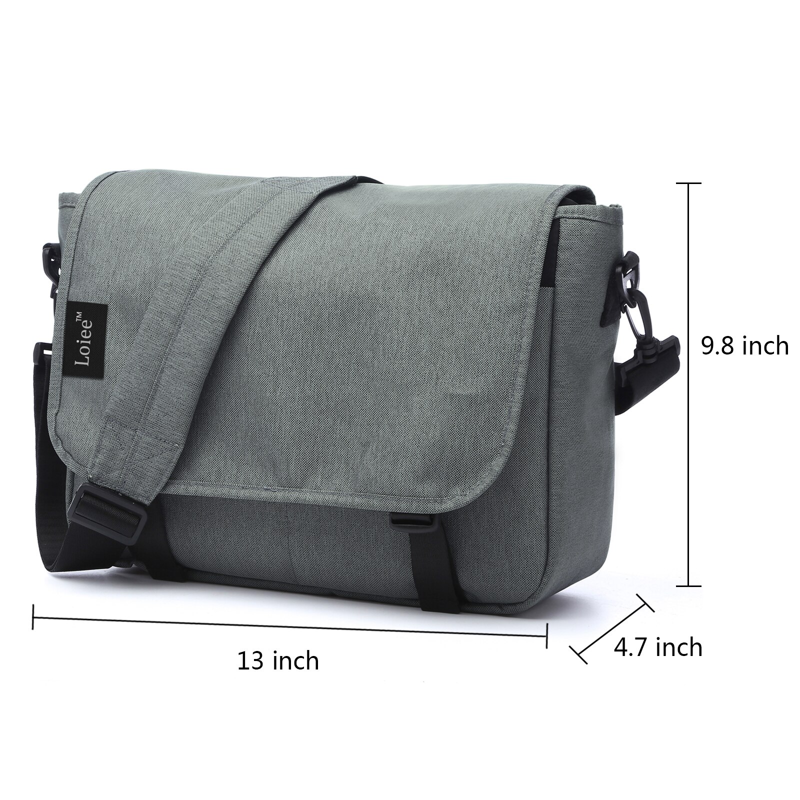 Loiee Fabriek Vintage Water Weerstand Laptop Canvas Messenger Bag