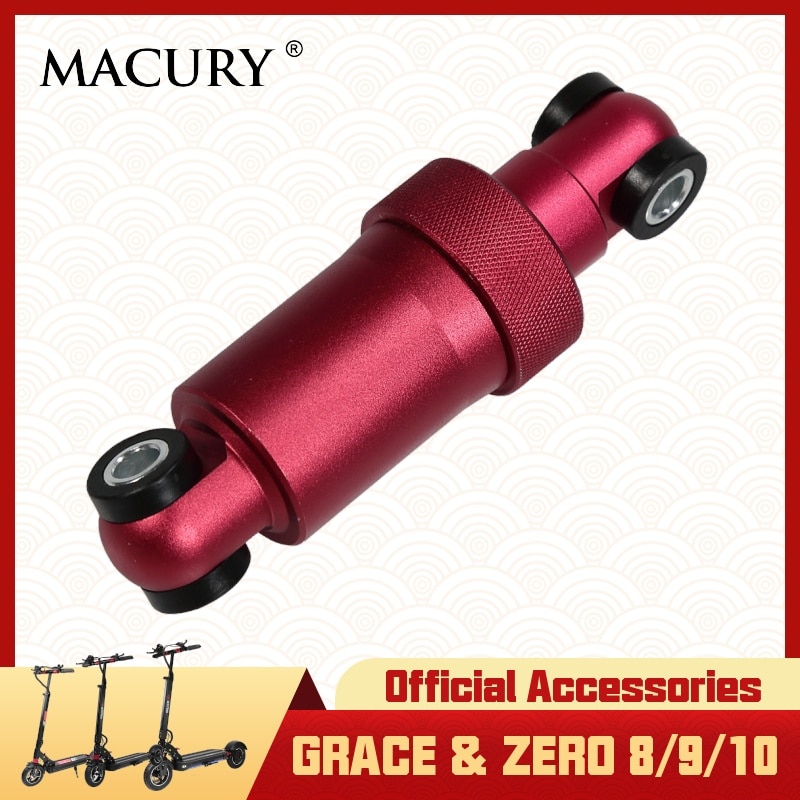 Suspensión trasera para Grace & Zero & T 8 9 10, piezas originales de repuesto para patinete eléctrico, amortiguador trasero con muelle incorporado