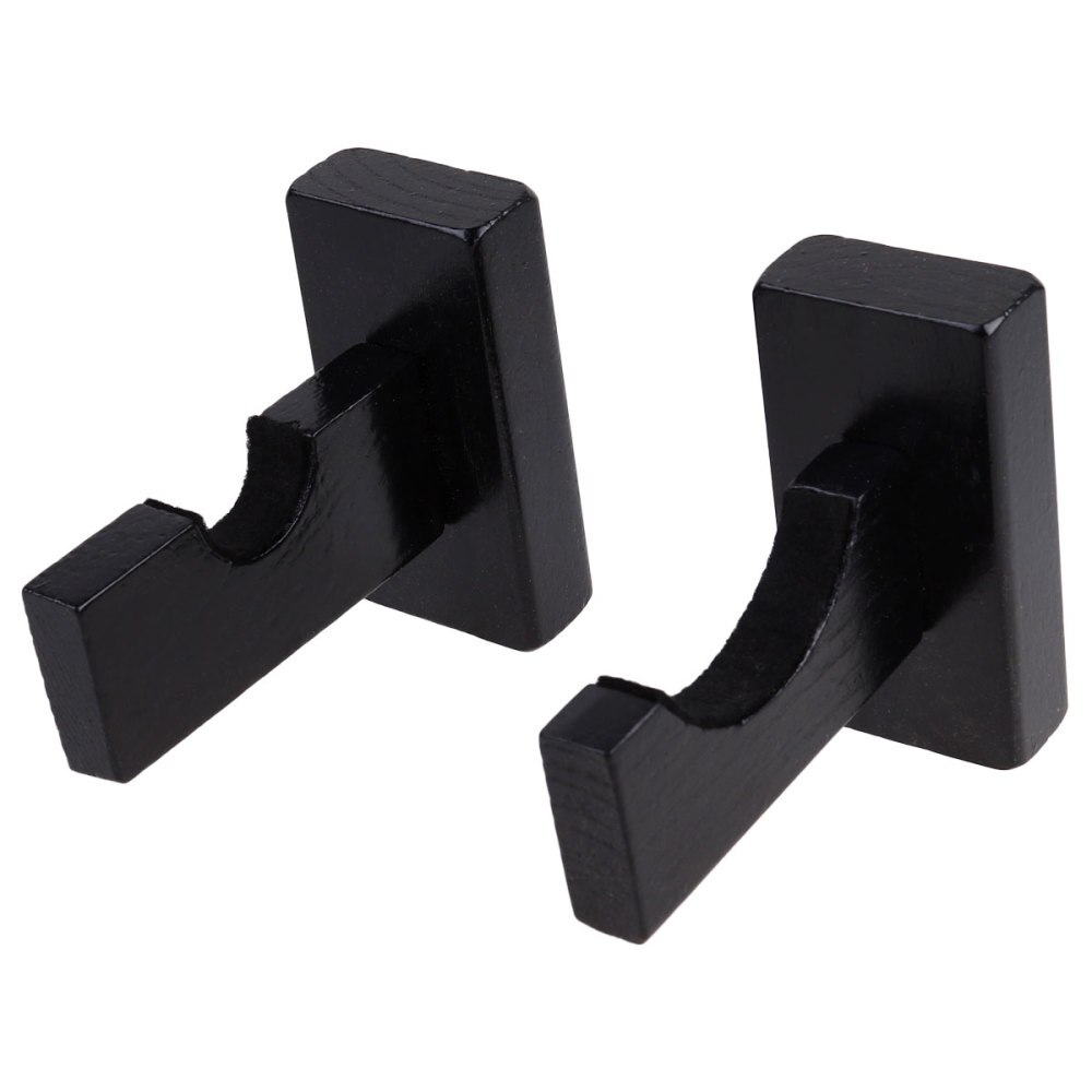 Baseball Bat Display Rack Wall Mounted Bat Holder Bamboo Bat Display Case for Placing Baseball Bat Softball Bat Hockey Stick (: Black