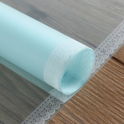 20 Pcs Waterdichte Bloemen Inpakpapier Lace Border Plastic Wrapping Film Bloemist Levert Koreaanse Boeket Bloem Papier: 5