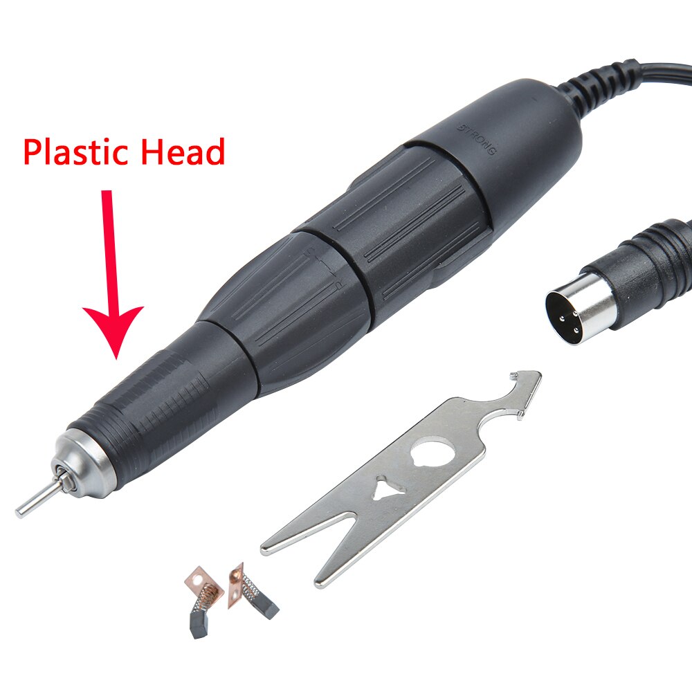 35000 RPM Dental Polishing Micro Motor Handpiece for Marathon Micromotor Machine Dental Lab Polisher: Plastic head