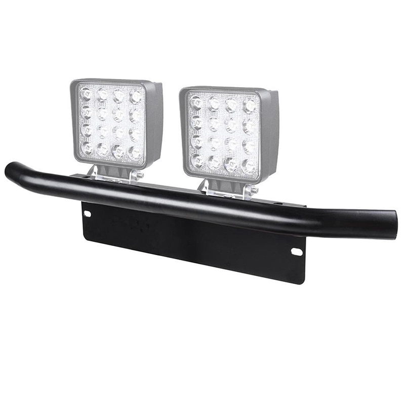 Soporte de instalación para matrícula de coche, tractor, 4x4, barra parachoques, placa de matrícula, soporte Universal delantero para todoterreno