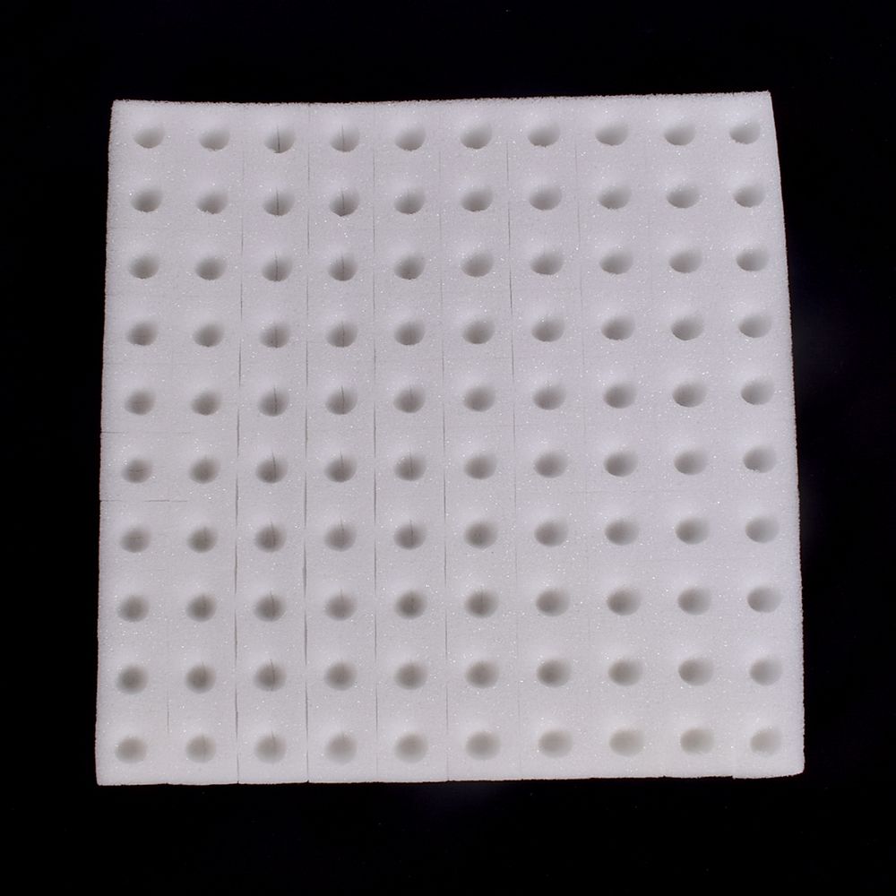 100Pcs Cubes Sponge Hydroponic Vegetable Pots Nursery Water Plant Cultivation Soilless Culture Planting Seedling Home Garden