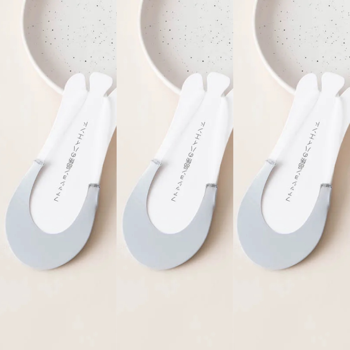3 pares de calcetines invisibles de barco para mujer, calcetines antideslizantes de silicona de verano para zapatos de tacón alto, tirantes finos de media palma de seda helada,: Verde