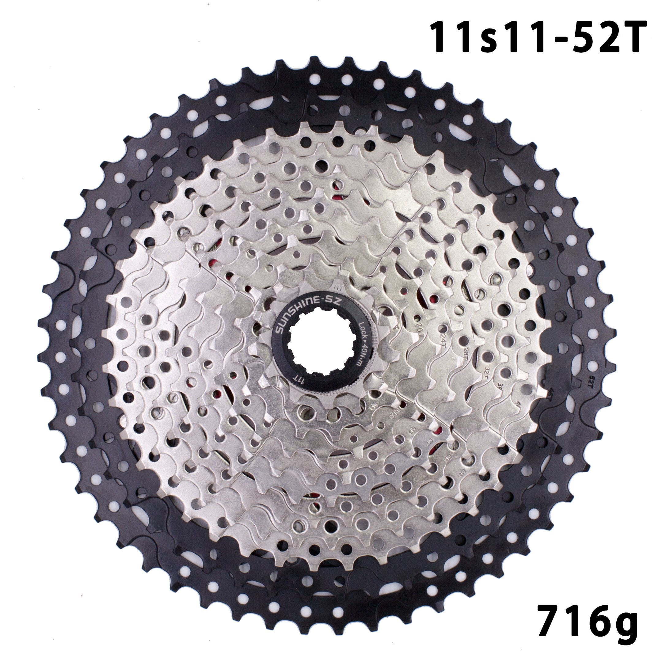 Sunshine 10S 11S 12S Speed Cassette Fiets Vliegwiel Moutain Bike Mtb Casset Xd V: 11s 11-52T