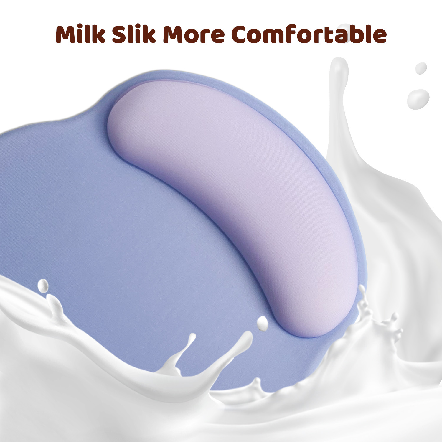 Exco Ergonomische Muismat Met Siliconen Polssteun Steun Comfortabele Gladde Muismat Antislip Pu-Basis Voor Computerkantoor Thuis