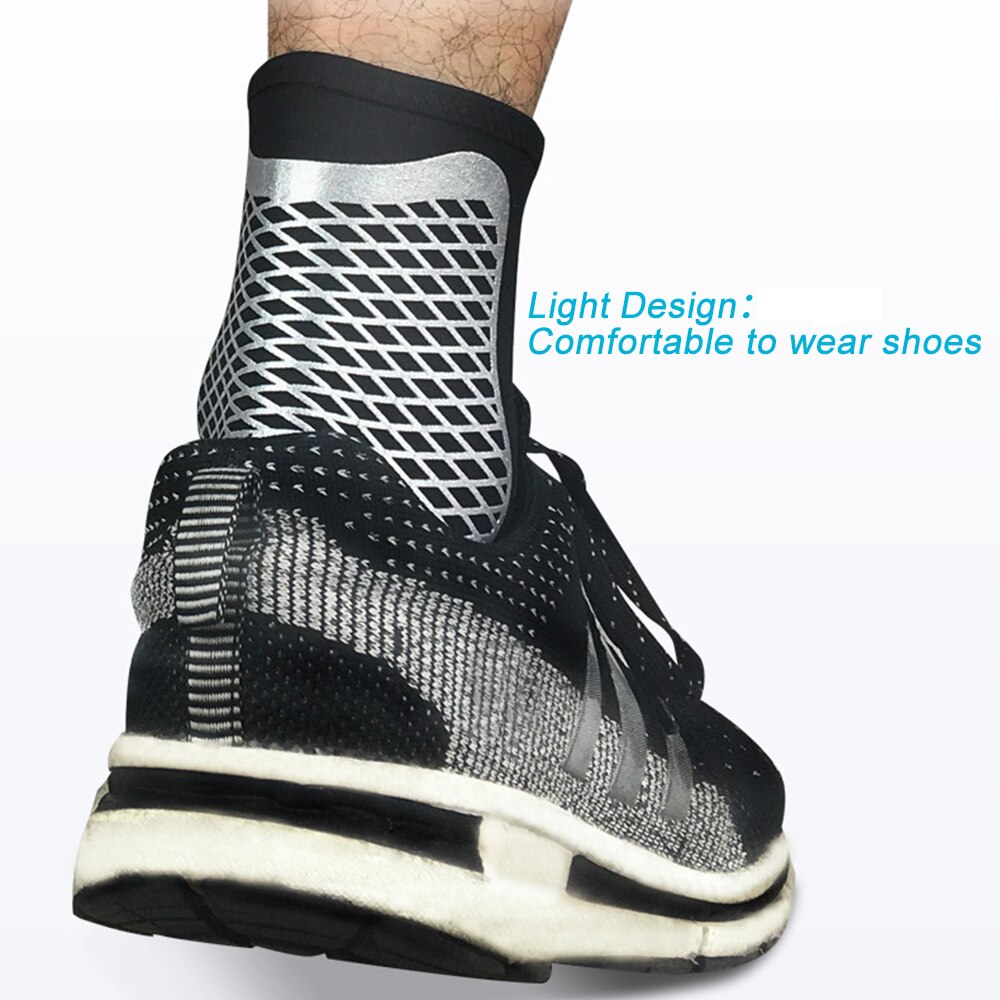 Unisex Outdoor Sport Enkelletsel Brace Voet Ondersteuning Bandage Pees Strap Guard Brace Protector Split Verstuiking Wrap