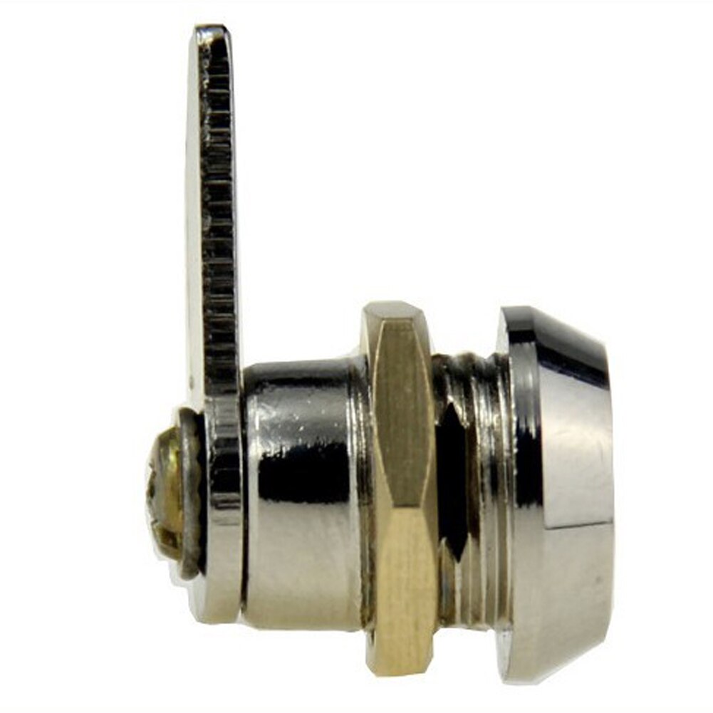 10mm Mailbox Cabinet Drawer Door Quarter Turn Cam Lock Latch with 2 Keys