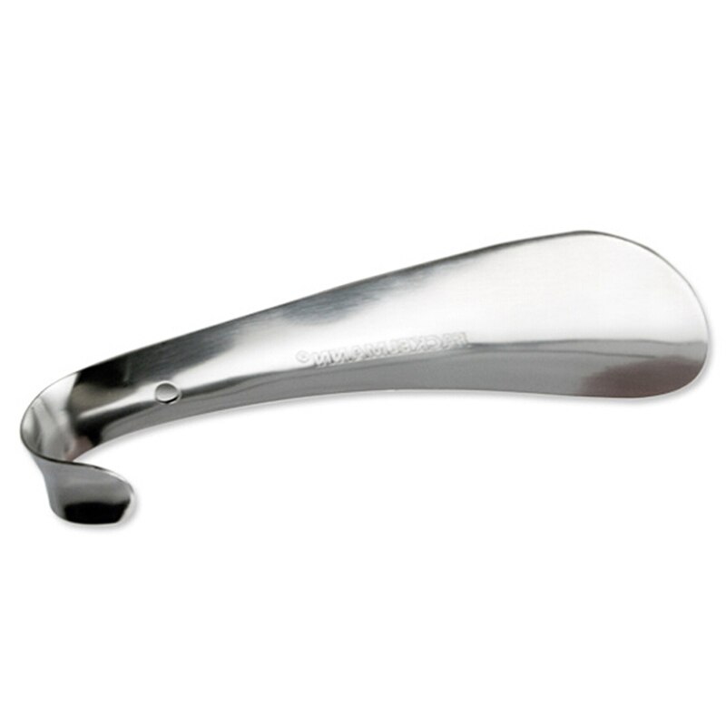 Calzador de Metal de acero inoxidable, calzador tipo cuchara, Zapatero, herramienta para levantar zapatos, 14,5 cm, 1 unidad