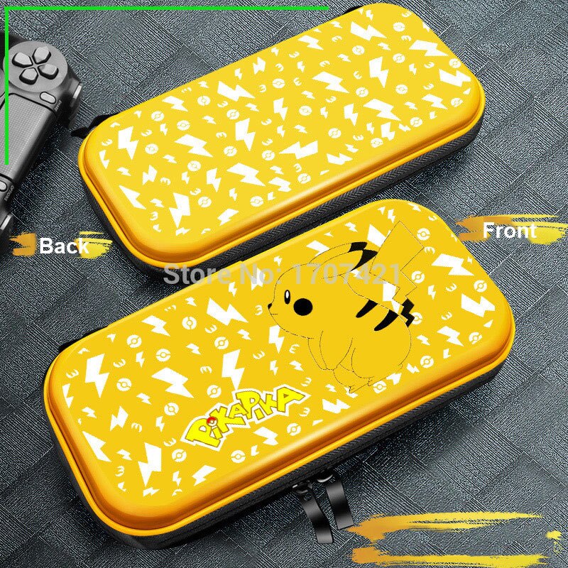 EVA twardego przenoszenia przełącznik przypadku torba kompatybilny dla Nintendo przełącznik Lite walizka podróżna: Monch Pikachu