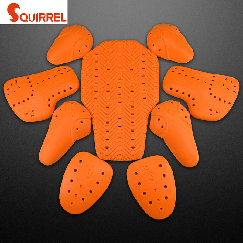 DSO motorcycle jacket Insert built in Armor Removable Jeans Pants Hip and Knee Inside Memory rebound protective gear body armor