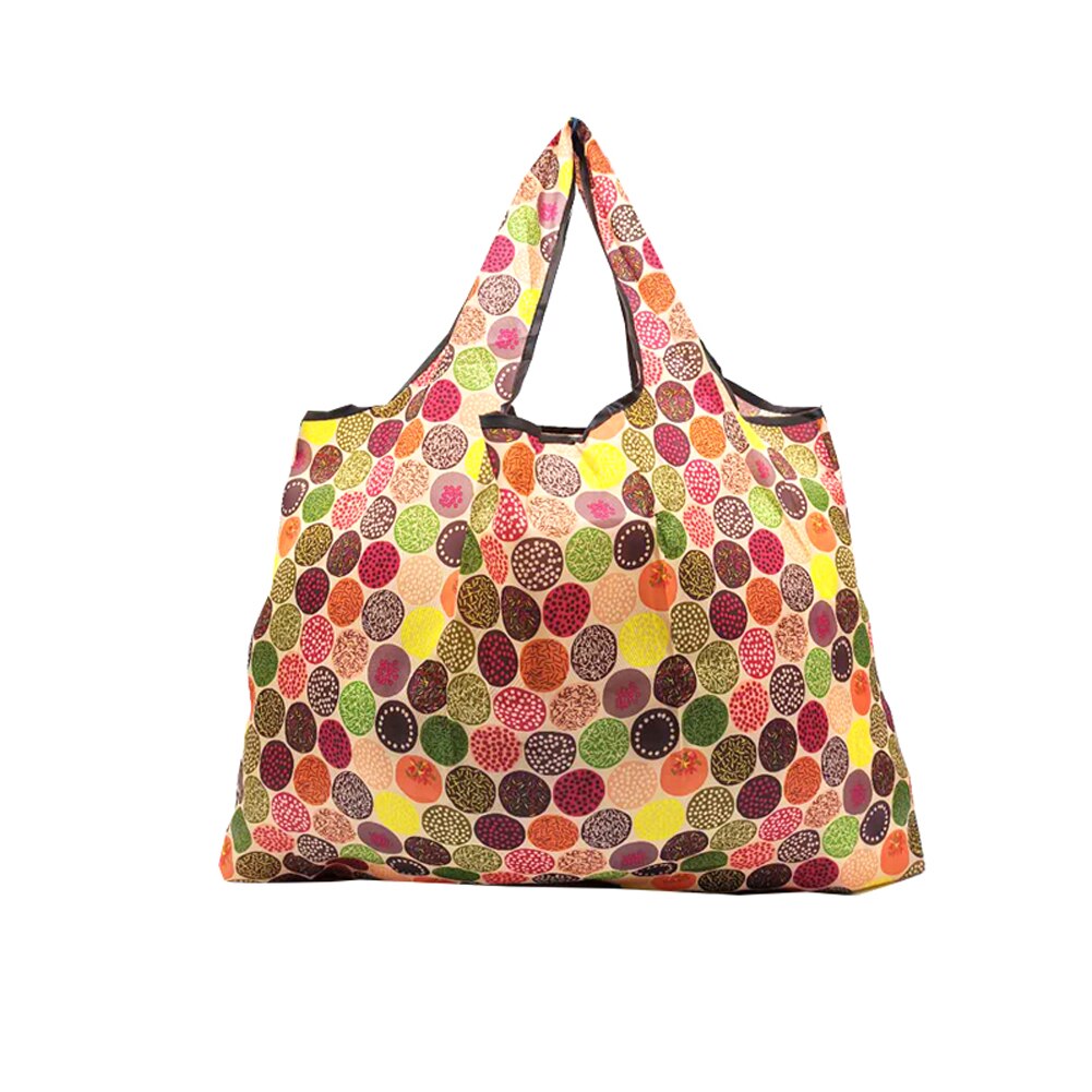 Nouveaux sacs à provisions réutilisables grande capacité sac fourre-tout à fleurs pliable sacs d'épicerie résistants: 8