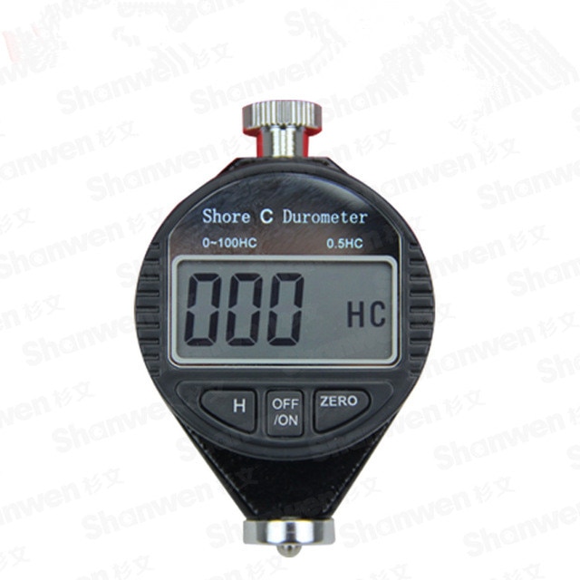 Digital Shore hardness Durometer Digital Hardness Tester Hardness Meter Shore C for Rubber & Plastics (microporous material)