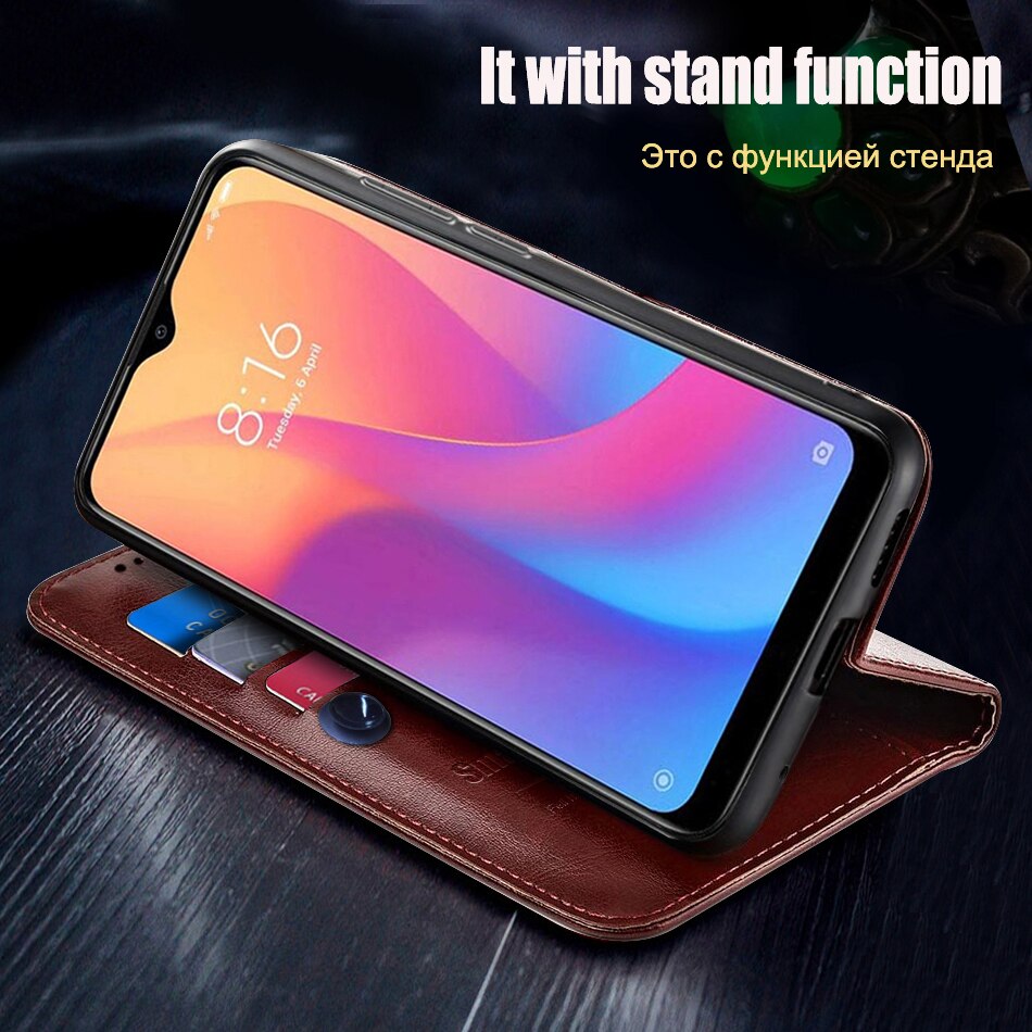 Redmi 9a siliconen telefoonhoesje voor xiaomi redmi 9a hoesje voor xiaomi redmi 2 hoesje voor xiaomi redmi 9a hoesje tpu achterkant voor redmi 9a hoesje met flip-functie van leer