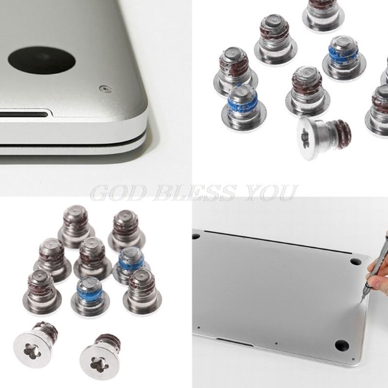 20Pcs Threaded Hard Drive Screws Durable Metal Fixed Screw for Macbook Pro Laptop Accessories