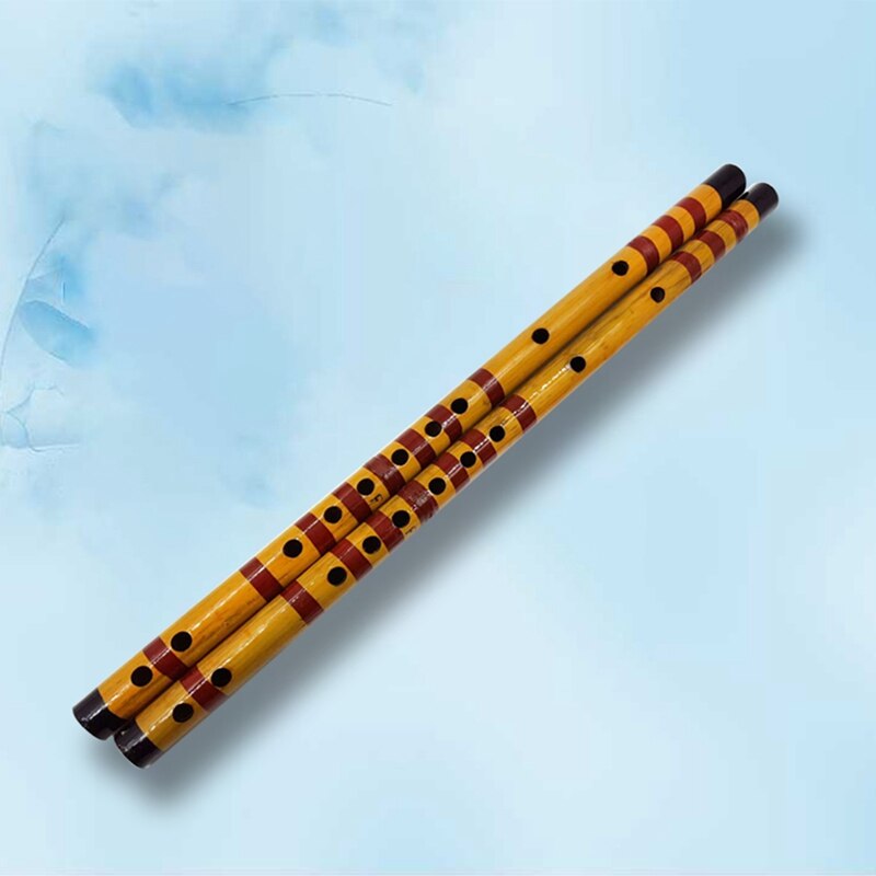 Flöjt bambu träblåsare musikinstrument trä handgjorda