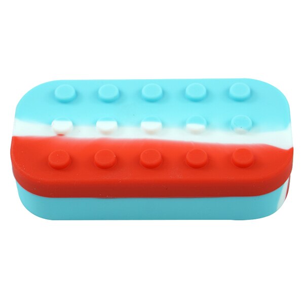 Wax Oil Concentrate Container Silicone Storage Jars Slick Jars Dab Box Non Stick: Red Blue White