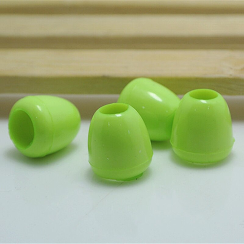 30Pcs Height 13mm hole 5mm /7.5mm Bell Stopper With Cord Ends Lock Stopper Plastic Toggle Clip for Paracord Clothes Accessories: Multi-Colored