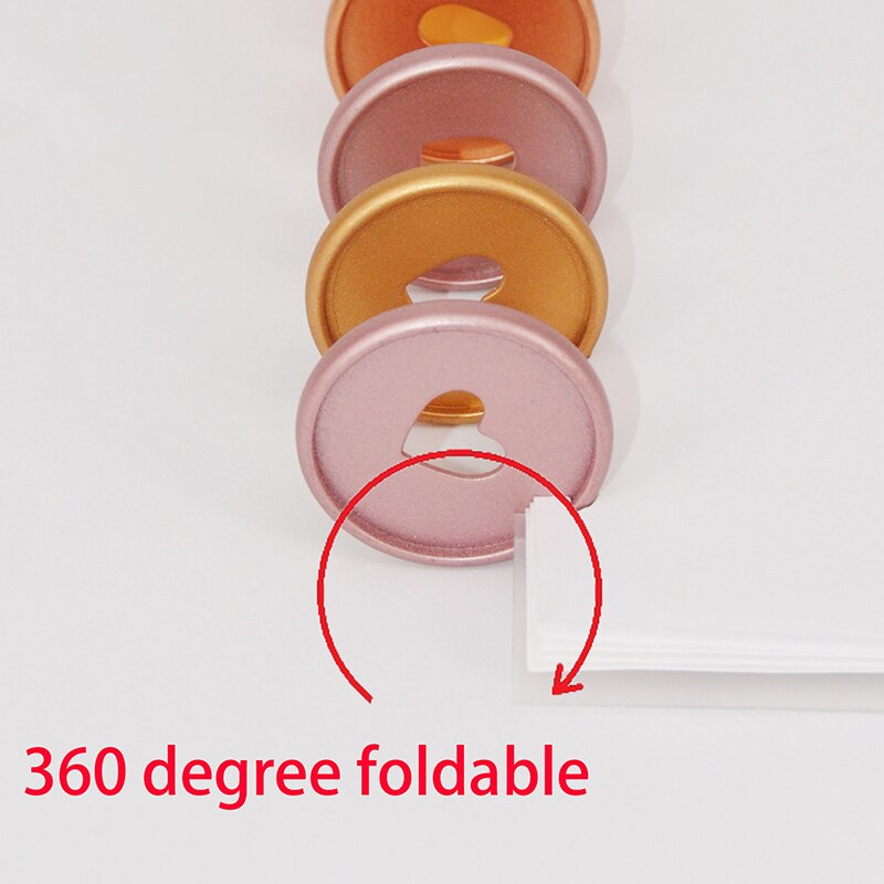 Discos de encuadernación para planificador de setas, anillas para cuaderno, accesorios para álbum de recortes, suministros escolares, 35mm, 100 Uds.