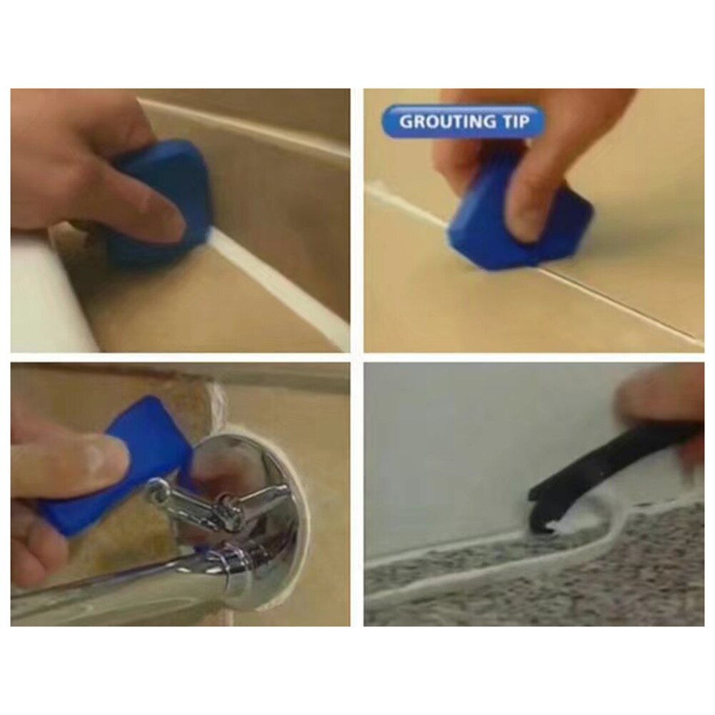 4Pcs/Set Caulking Tool Finishing Joint Sealant Silicone Grout Remover Scraper Window Finishing Sealant Grout Remover