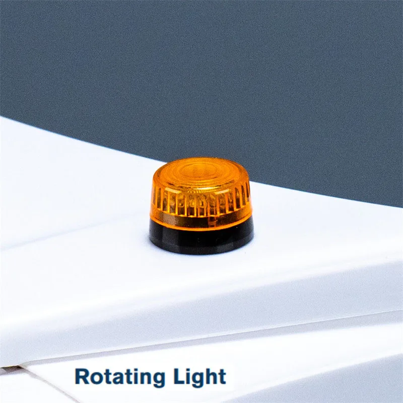 Led 360 graus de rotação luz rc modelo luz advertência para 1/14 tamiya rc caminhão basculante 770s r620 benz aros homem tgx carro