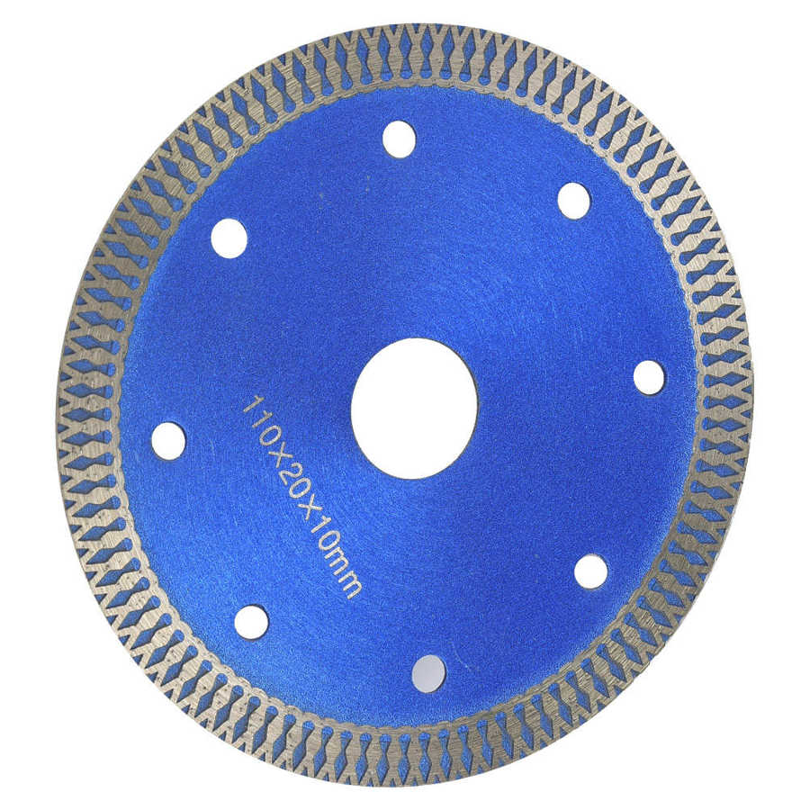 Black/Blue 110mm Cutting Disc Saw Wheel for Cutting Ceramic Tile