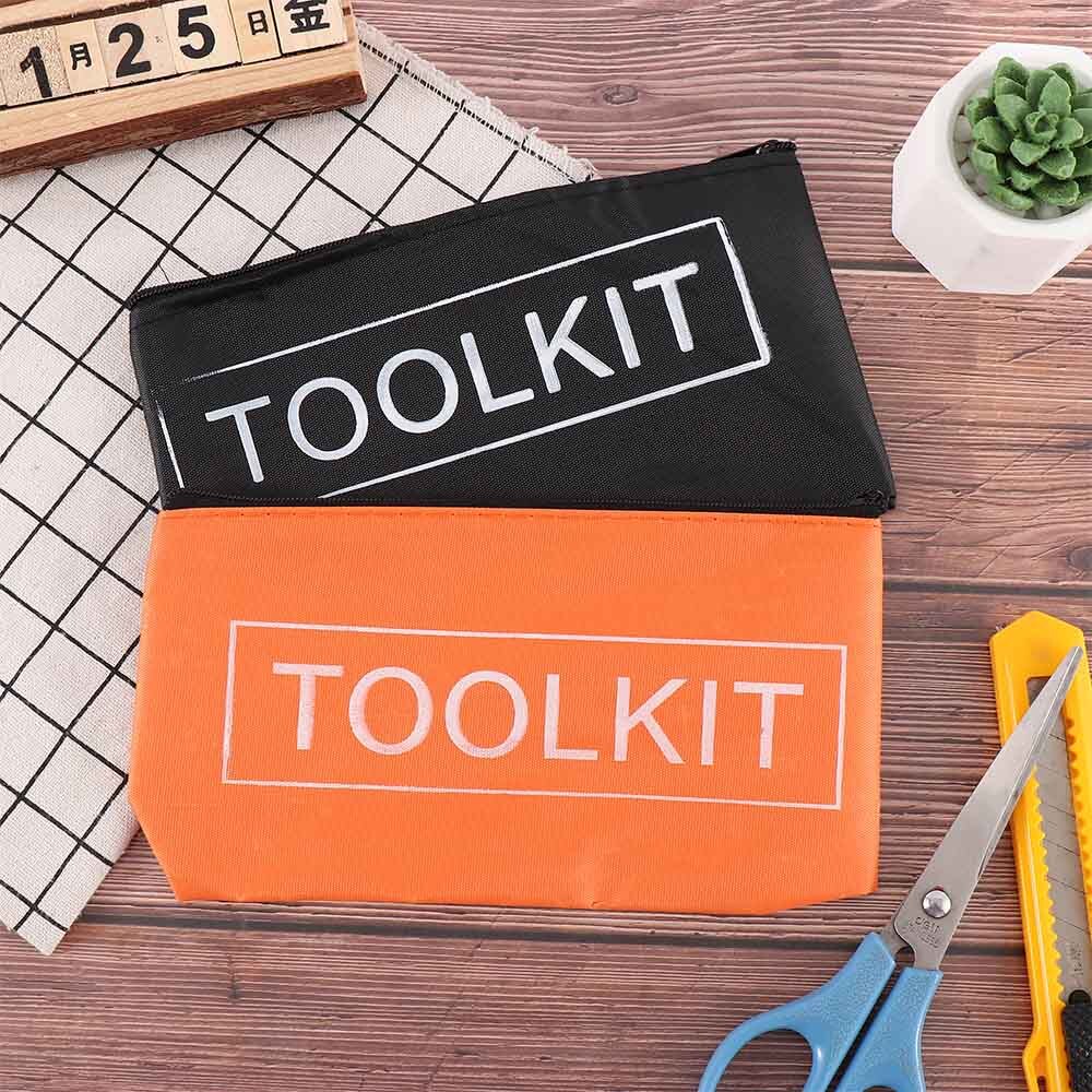 Portable Mini Tool Kit Bag Oxford Cloth Tool Bag Storage Instrument Case 19x11cm Universal Size Hand Tool Bag Pocket