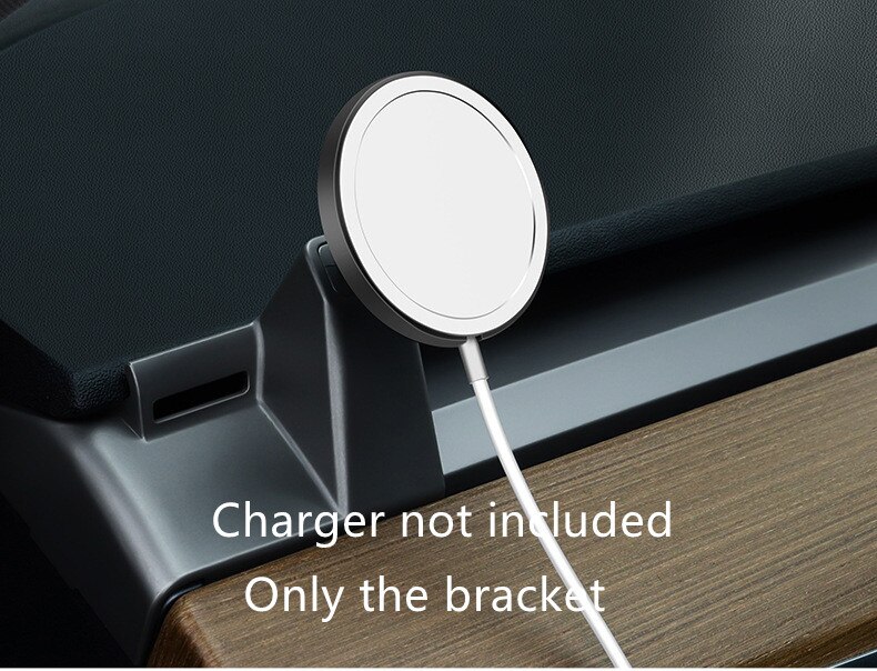 MagSafe wireless charger for Apple 12 iPhone Tesla Car Bracket Styling Mount Stand GPS Display Bracket For Tesla Model3: Model 3 base bracket