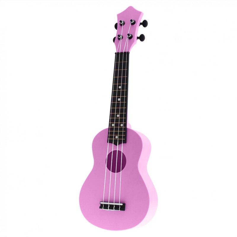 21 tommer akustisk ukulele uke 4 strenge hawaii guitar guitar instrument til børn og musik nybegynder pink