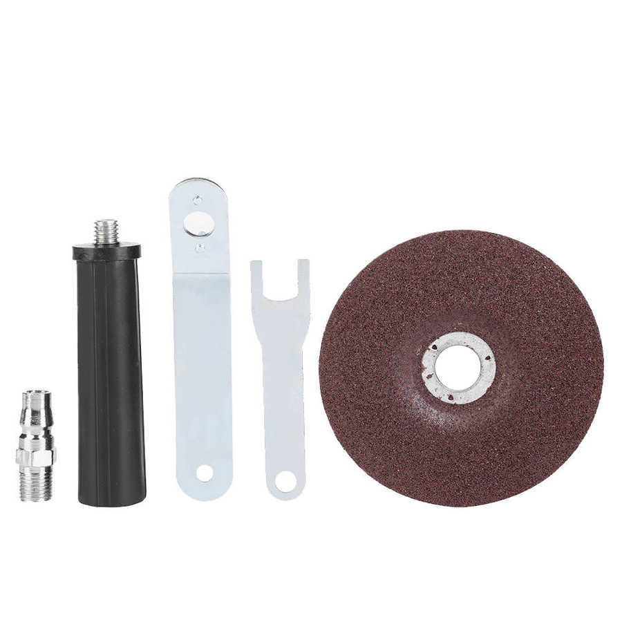 Pneumatic Polisher 4in Sanding Pad Angle Grinder Polisher Pneumatic Grinding Polishing Tool 11000rpm Pneumatic Grinding Tool