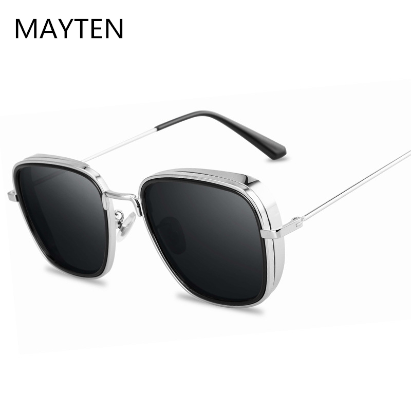 Retro Steampunk Zonnebril Mannen Stoom Punk Plastic Metalen Zonnebril Mannen Vrouwen UV400 Gafas de Sol