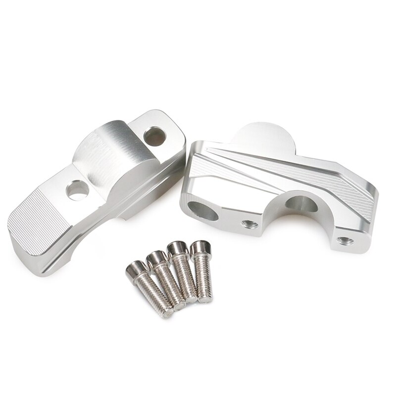 1 paar Motorrad Lenker Erhöaufgehängt Steigleitung Montieren Lenker Klemme Verlängerung Adapter für Honda CB650R CB650 CB1000R: Lila