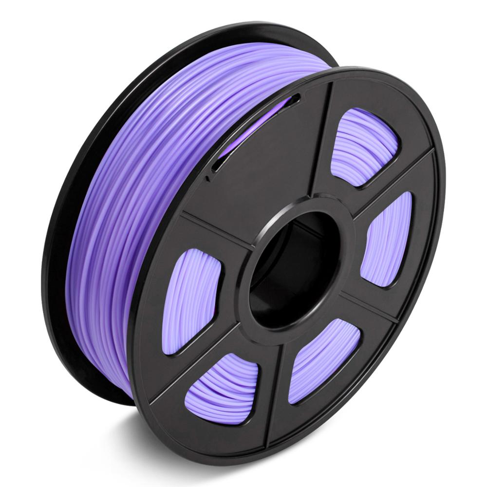 3D Filament Pla 1Kg 1.75Mm Voor Fdm 3D Printer Oranje 2.2 Lbs Tolerantie 0.02Mm Niet Giftig filamenten Geen Bubble Afdrukken Materiaal: Purple