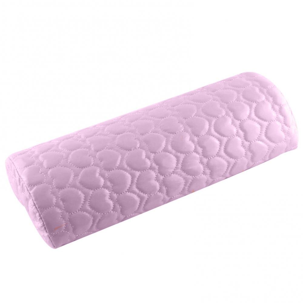 Nail Art Pillow Hand Holder Cushion Arm Rest Support Soft Leather Hand Pillow Rest Manicure Equipment Nail Art Stand: Pink
