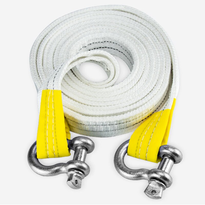 Car Tow Rope Hook Off-Road Treuil Vehicle Trailer 5 Meters 5 Tons Strength Thick Towing Rope Winch Coche Cuerda De Remolque