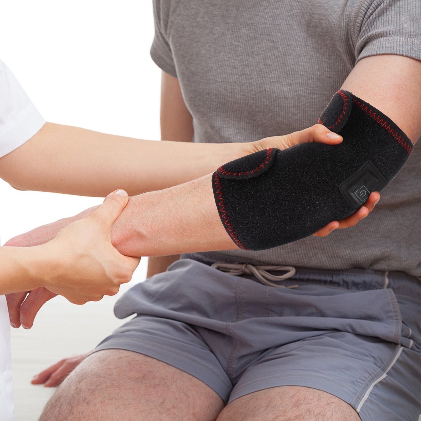 Heated Elbow Therapy Wrap USB Electric Heating Elbow Brace Health Care Pain Relief Heated Elbow Brace for Pain Relief