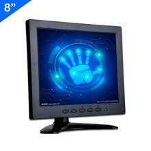 Zhixianda 8 Inch 1024X768 Lcd Led Desktop Monitor Voor Camera Auto Cctv Dvr Microscoop Met Hdmi Vga Av bnc Ingang