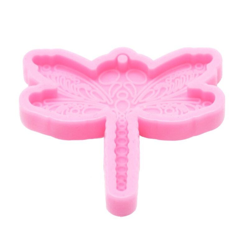 69HB Dragonfly Keychain Epoxy Resin Mold Key Chain Earrings Pendants Silicone Mould: Default Title