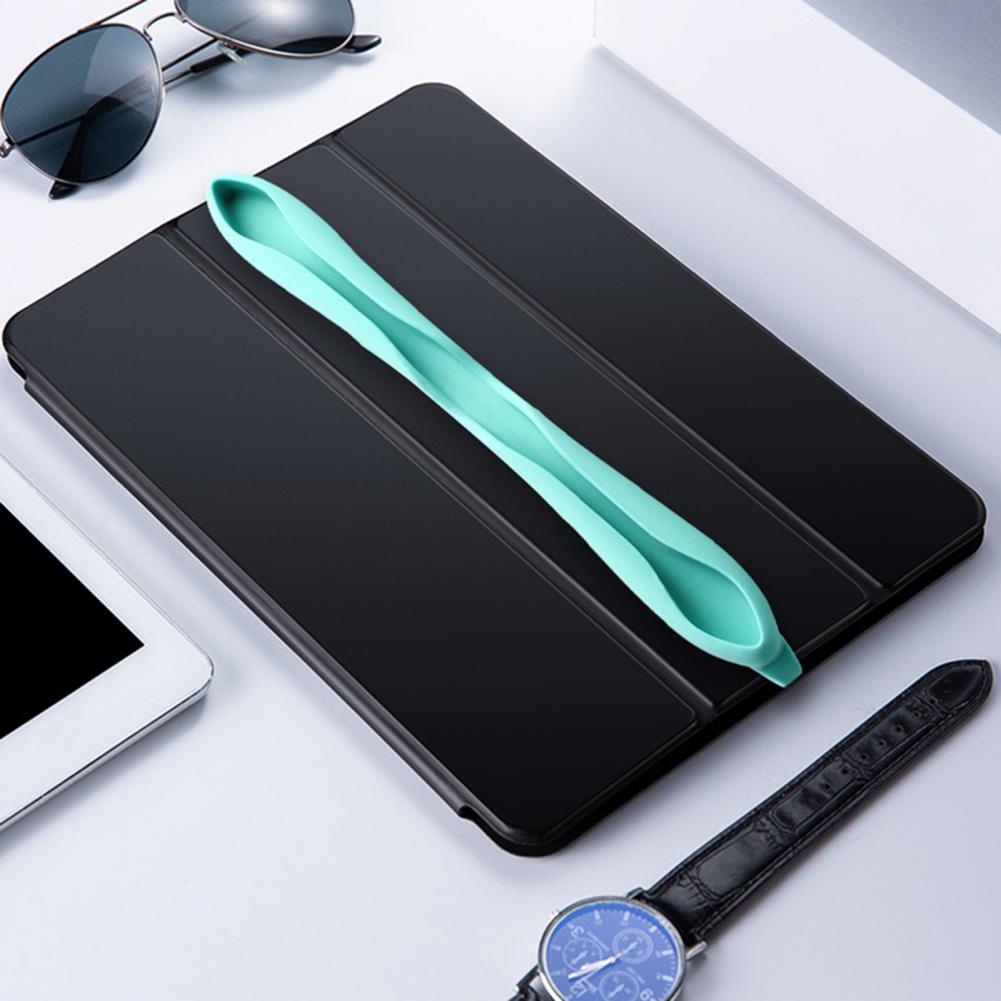 Funda de silicona para Apple Pencil 1 y 2. ª generación, funda para IPad, portalápices con correa, funda para tableta, lápiz táctil