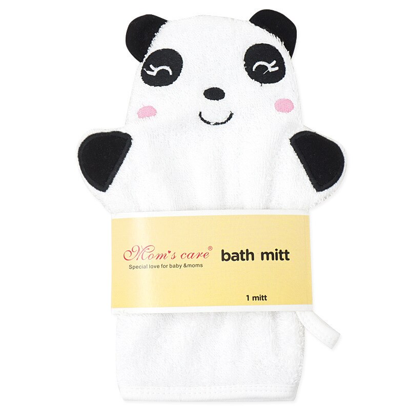 Cartoon Baby Baby Bad Handschoen Handdoek Leuk Dier Super Zacht Katoen Bad Douche Brush Spons Diepe Reiniging Huid Voor Kinderen: animal07