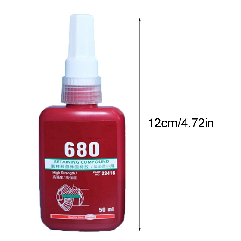 50ml Hohe Festigkeit 680 Anaeroben Klebstoff Zylindrischen Halte Klebstoff Zylinder Metall Teile Lagerbier Getriebe Dicht Kleber