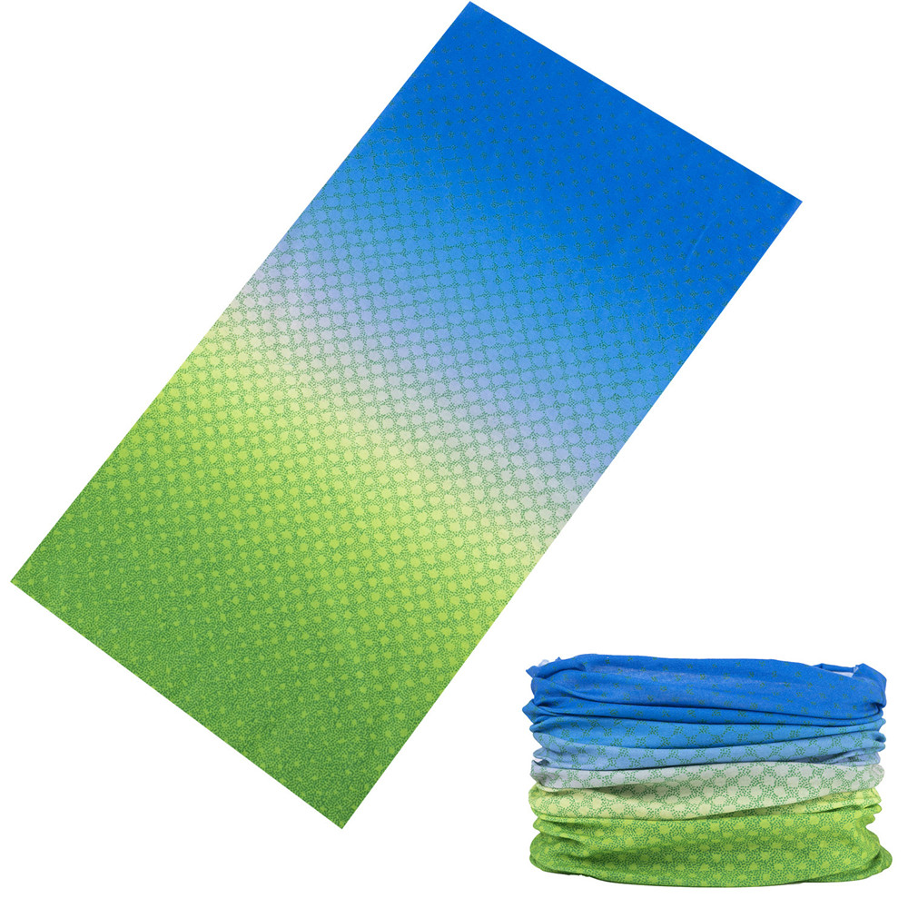 Green Bandanas Future Geometry Sports Headbands For Woman Man Balaclava Funny Face Mask Cycling Neck Scarf: army green